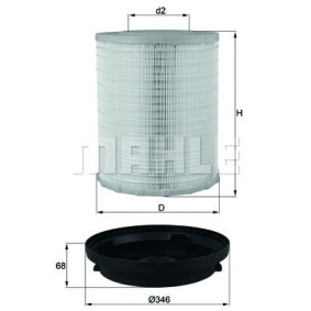 Filter zraka MAHLE LX 3480 KIT