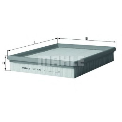 Filter zraka MAHLE LX 432