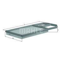 Filter zraka MAHLE LX 571/1