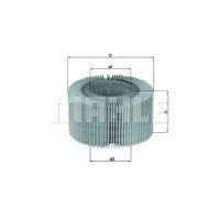 Filter zraka MAHLE LX 578