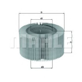 Filter zraka MAHLE LX 578