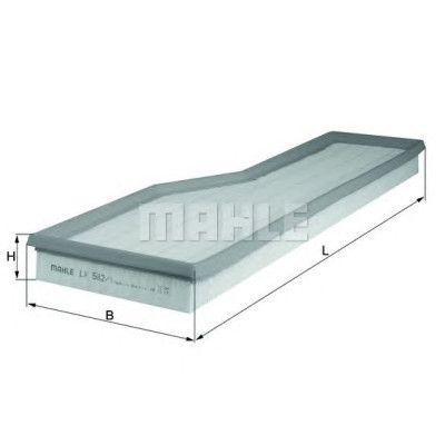 Filter zraka MAHLE LX 582/1