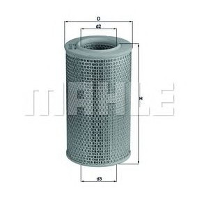 Filter zraka MAHLE LX 611
