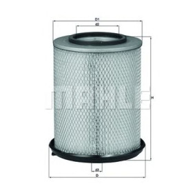 Filter zraka MAHLE LX 656