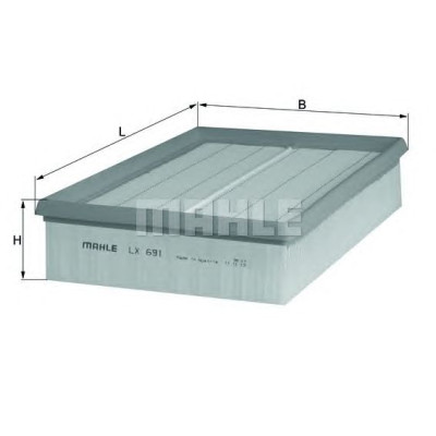 Filter zraka MAHLE LX 691