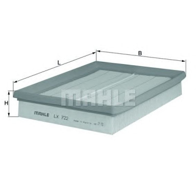 Filter zraka MAHLE LX 722