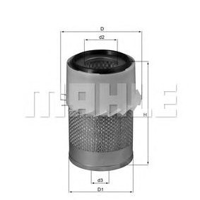 Filter zraka MAHLE LX 730