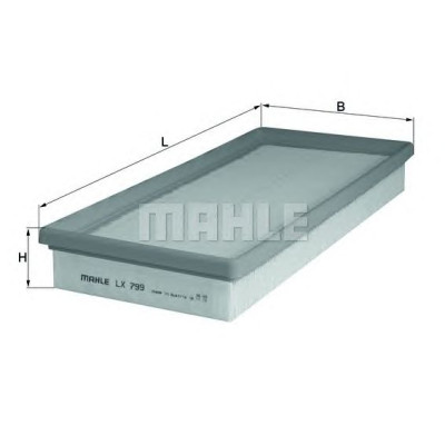 Filter zraka MAHLE LX 799