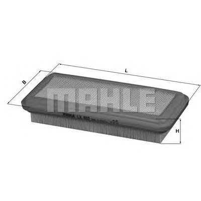 Filter zraka MAHLE LX 863