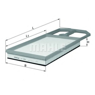 Filter zraka MAHLE LX 954