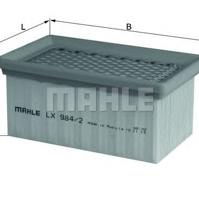 Filter zraka MAHLE LX 984/2