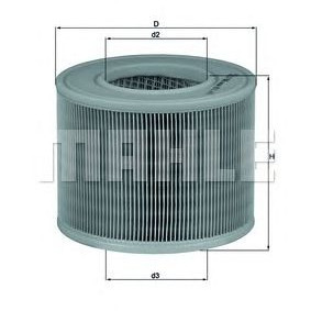 Filter zraka MAHLE LX 986