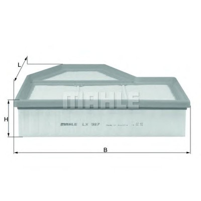 Filter zraka MAHLE LX 987