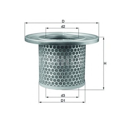Filter dopunskog zraka MAHLE LXS 233