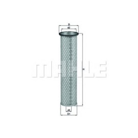 Filter dopunskog zraka MAHLE LXS 283