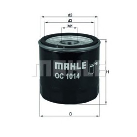 Filter za ulje MAHLE OC 1014