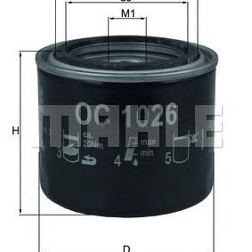 Filter ulja MAHLE OC 1026