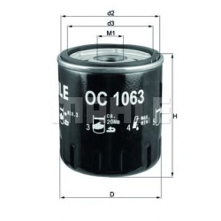 Filter za ulje MAHLE OC 1063