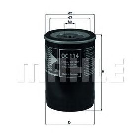 Filter ulja MAHLE OC 114