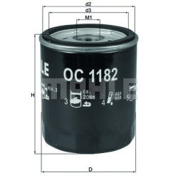 Filter za ulje MAHLE OC 1182
