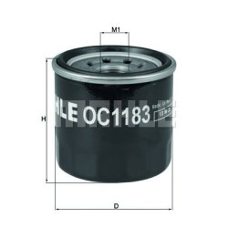 Filter za ulje MAHLE OC 1183