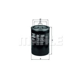 Filter za ulje MAHLE OC 120