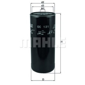 Filter za ulje MAHLE OC 121