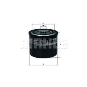 Filter za ulje MAHLE OC 139