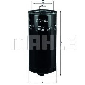 Filter ulja MAHLE OC 143