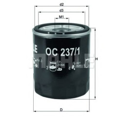 Filter za ulje MAHLE OC 237/1