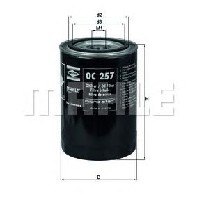 Filter ulja MAHLE OC 257