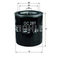 Filter ulja MAHLE OC 261