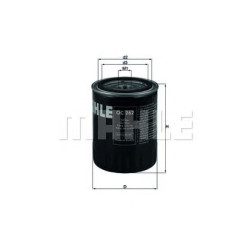 Filter za ulje MAHLE OC 262