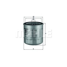 Filter za ulje MAHLE OC 265