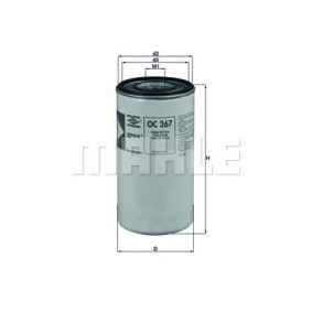 Filter za ulje MAHLE OC 267