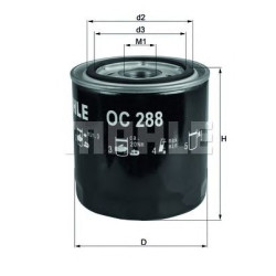 Filter za ulje MAHLE OC 288
