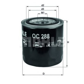 Filter za ulje MAHLE OC 288