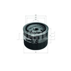 Filter za ulje MAHLE OC 384