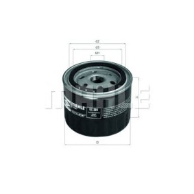 Filter za ulje MAHLE OC 384
