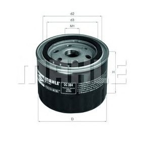 Filter ulja MAHLE OC 384