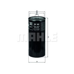 Filter za ulje MAHLE OC 40