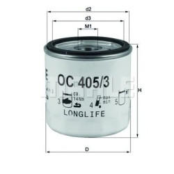 Filter za ulje MAHLE OC 405/3