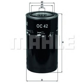 Filter ulja MAHLE OC 42