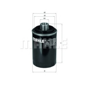 Filter za ulje MAHLE OC 456