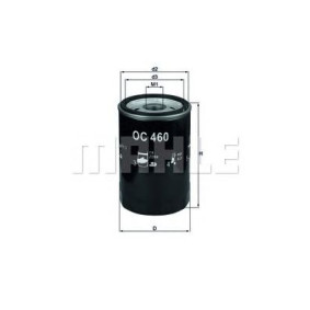 Filter za ulje MAHLE OC 460
