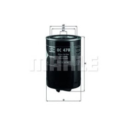 Filter za ulje MAHLE OC 470