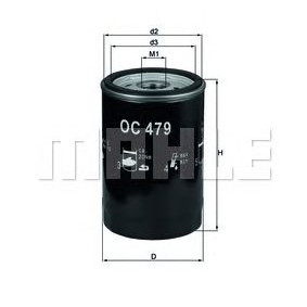 Filter ulja MAHLE OC 479