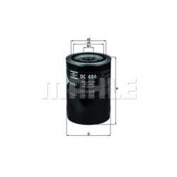 Filter za ulje MAHLE OC 486