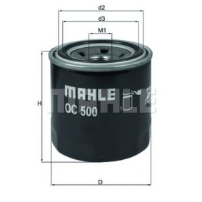 Filter za ulje MAHLE OC 500