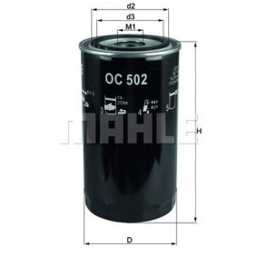 Filter za ulje MAHLE OC 502